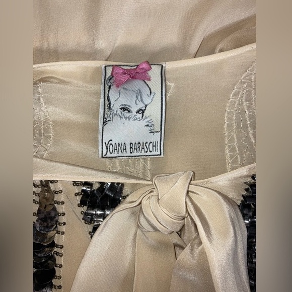 Anthropologie Yoana Baraschi 100% Silk Blouse M - Picture 16 of 16